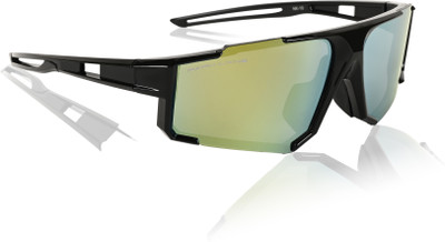Park Line Rectangular Sunglasses(For Men & Women, Green)