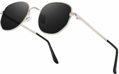 Shade House Rectangular Sunglasses(For Men, Grey)