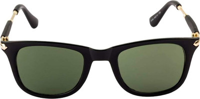 ROADWAY Retro Square Sunglasses(For Men, Black)