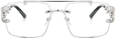 AKAYI Rimless Square, Rectangle Frame(52 mm)