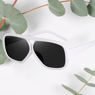 PETER JONES Aviator Sunglasses(For Men & Women, Black)