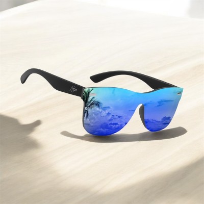 funglasses Shield, Wayfarer Sunglasses(For Men & Women, Blue)