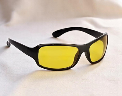Glasso Wayfarer, Oval, Over-sized, Spectacle , Sports Sunglasses(For Men & Women, Yellow)