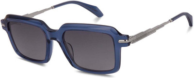 john jacobs Rectangular Sunglasses(For Men & Women, Grey, Blue)