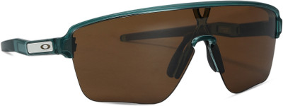 OAKLEY Rectangular Sunglass(For Men, Brown)