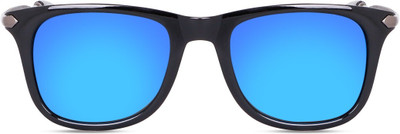 Dark Wost Wayfarer Sunglasses(For Men & Women, Blue)
