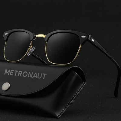 METRONAUT UV Protection Sunglass(For Men & Women, Black)