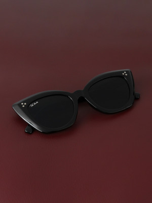 Ted Smith Cat-eye Sunglasses(For Women, Black)
