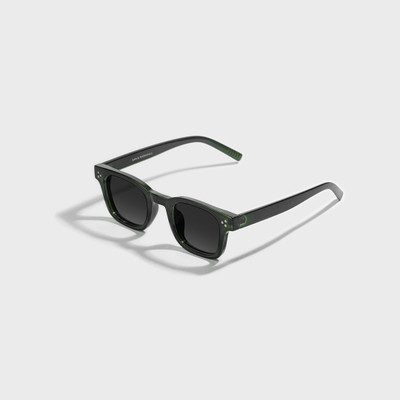 SAM AND MARSHALL Retro Square Sunglasses(For Men & Women, Black)