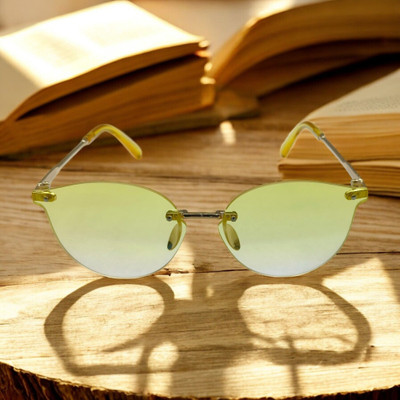 Urban Lens Retro Square Sunglasses(For Boys & Girls, Yellow)