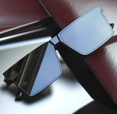 AR Cool Retro Square Sunglasses(For Men & Women, Black)
