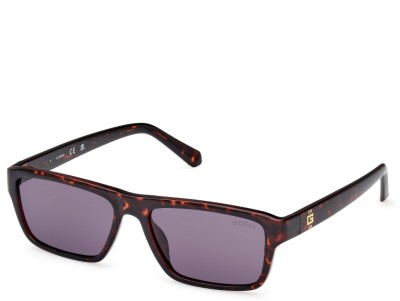 GUESS Rectangular Sunglasses(For Men, Violet)