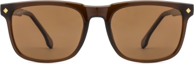 Speksee Rectangular Sunglasses(For Men, Brown)