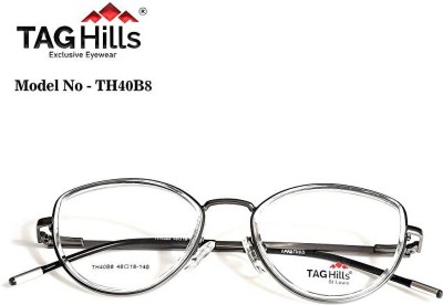 Taghills Cat-eye Sunglasses(For Men & Women, Golden)