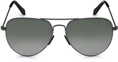 Fastrack Aviator Sunglasses(For Men, Black, Grey)