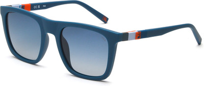 FILA Retro Square Sunglasses(For Men, Blue)