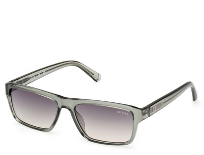GUESS Rectangular Sunglasses(For Men, Green)