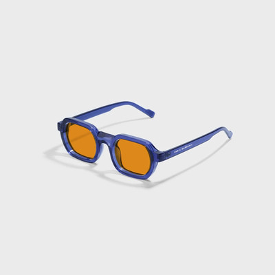 SAM AND MARSHALL Retro Square Sunglasses(For Men & Women, Orange)
