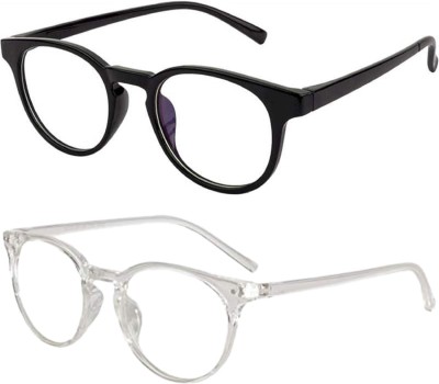 goodlooking Rectangular, Retro Square, Spectacle  Sunglasses(For Men, Clear)
