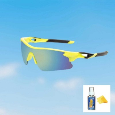 Swagify Sports Sunglasses(For Men & Women, Yellow, Blue)