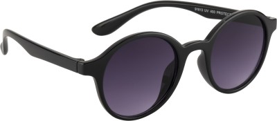 Fair-x Round Sunglasses(For Boys & Girls, Grey)