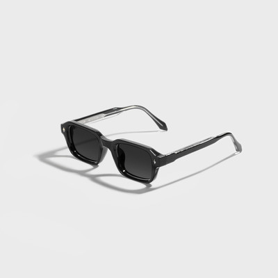 SAM AND MARSHALL Retro Square Sunglasses(For Men & Women, Black)