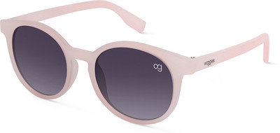 Woggles Round Sunglasses(For Boys & Girls, Black)