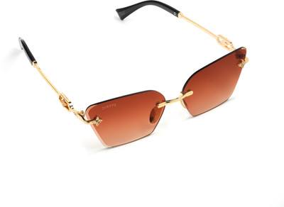 Eyeric Cat-eye Sunglasses(For Women, Brown)