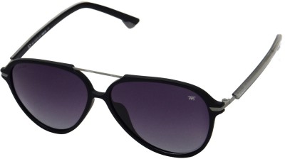 Mayhem Aviator Sunglasses(For Men & Women, Black)