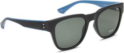 IDEE Retro Square Sunglasses(For Men, Green)