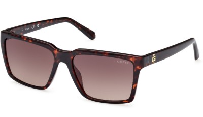 GUESS Retro Square Sunglasses(For Men, Brown)