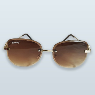 GLAMORSTYL Rectangular Sunglasses(For Women, Brown)