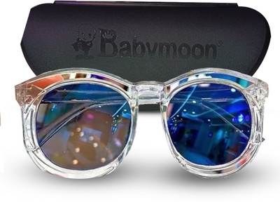 BABYMOON Round Sunglasses(For Boys & Girls, Blue)