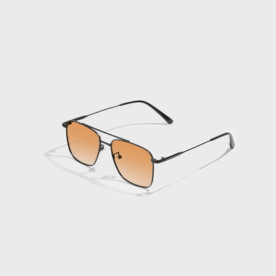 SAM AND MARSHALL Retro Square Sunglasses(For Men, Orange)