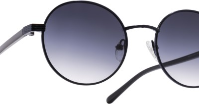 Poppy Round Sunglasses(For Men & Women, Grey)