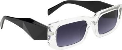 Dressberry Rectangular Sunglasses(For Women, Grey)