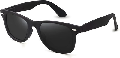 4Flaunt Wayfarer Sunglasses(For Men & Women, Black)