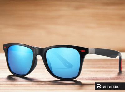 Shade House Wayfarer Sunglasses(For Men, Blue)