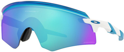 OAKLEY Encoder Rectangular Sunglass(For Men, Blue)