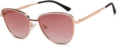 VINCENT CHASE by Lenskart Cat-eye Sunglasses(For Women, Pink)