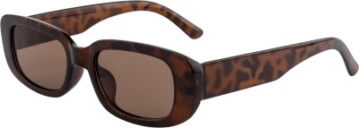 Fair-x Rectangular Sunglasses(For Women, Brown)