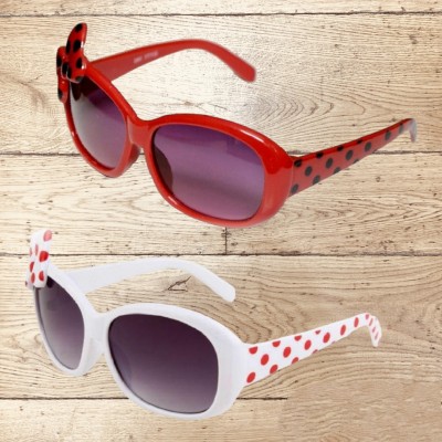 DEPARTED Butterfly Sunglasses(For Boys & Girls, Multicolor)