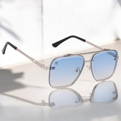 funglasses Over-sized Sunglasses(For Men & Women, Blue)