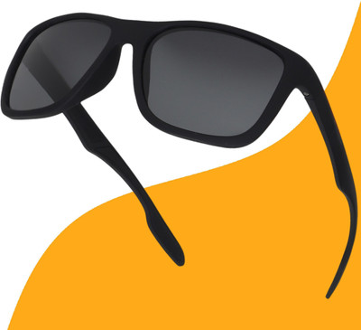 TheWhoop Rectangular Sunglasses(For Men & Women, Green)