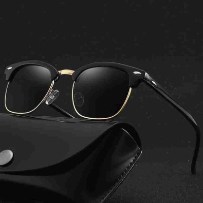 Eyeland Wayfarer Sunglasses(For Men & Women, Black)