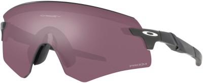 OAKLEY Rectangular Sunglass(For Men, Silver)