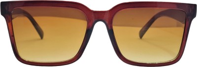 OKU Rectangular Sunglasses(For Men, Brown)