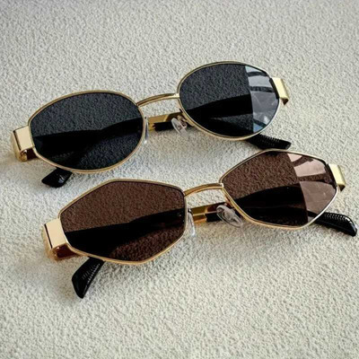 eyevy Oval Sunglasses(For Men & Women, Black, Brown)