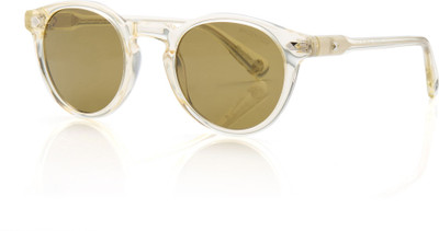 Shisen Fox Round Sunglasses(For Men & Women, Green)