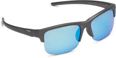 Sunnies Retro Square Sunglasses(For Men & Women, Blue)